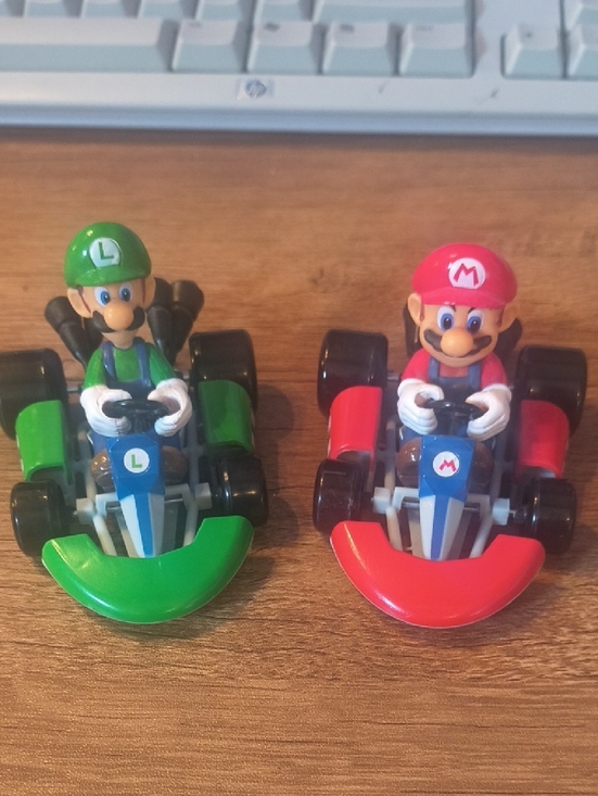 Nintendo Other - Nintendo Mario Kart 8 - Mario & Luigi Rolling Cars - 2016 DecoPac Set